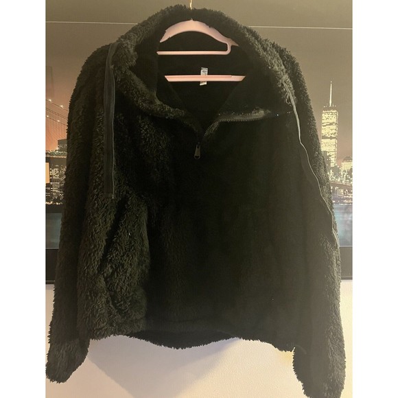 Free People Big Sky High Neck Pullover,NWT, MSRP-$98, BLACK - Picture 5 of 12